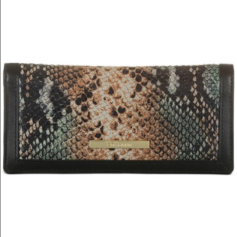 ❤️Brahmin Ady Wallet Serpentine Patchouli